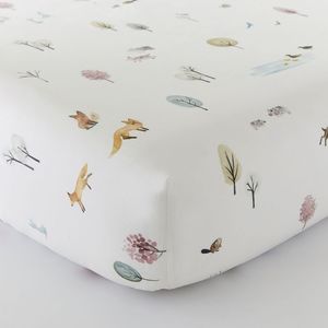 Pottery Barn Dakota Woodland Organic Crib Fitted Sheet